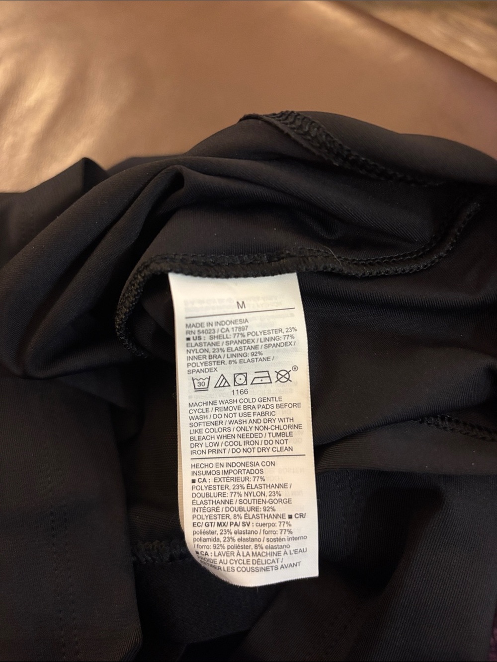 Old Navy Womens PowerSoft Support Crop Top Short Sleeve Black Tee Size M New - Picture 6 of 7